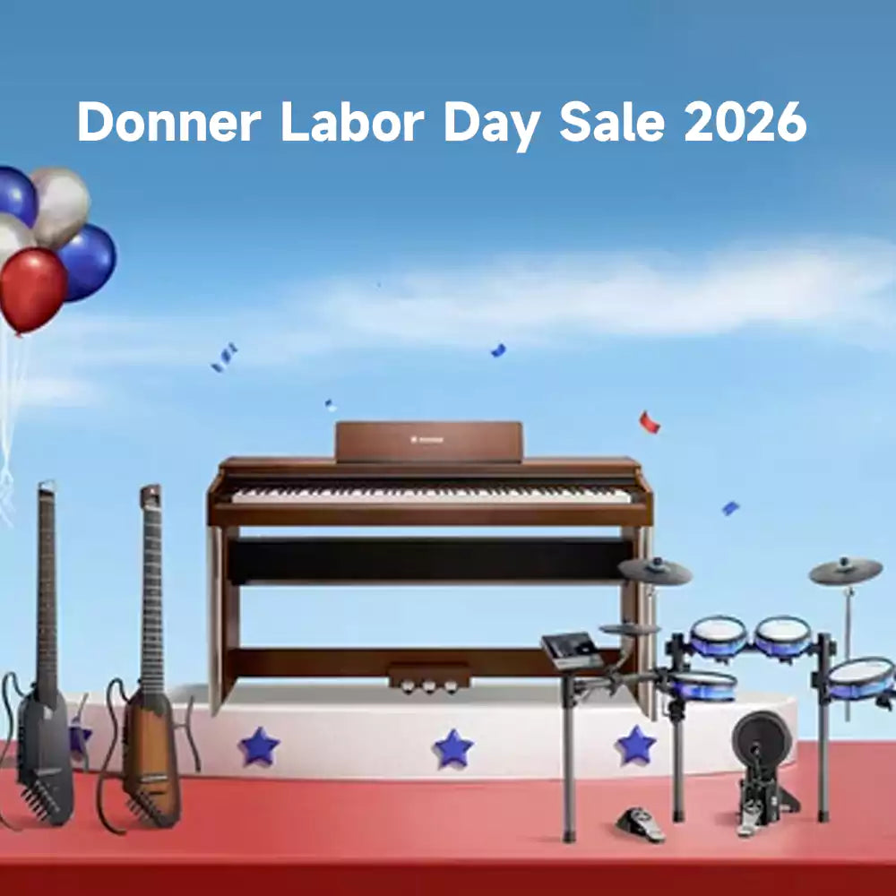 Donner Labour Day Sale 2026: Digital Pianos, Electric Guitars & E-Drums
