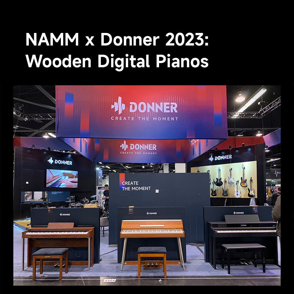 NAMM x Donner 2023: Wooden Digital Pianos