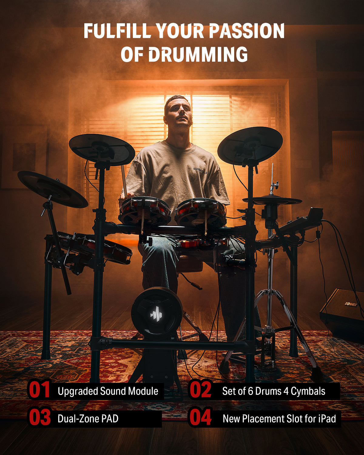 Donner DED-300Pro Electronic Drum Set