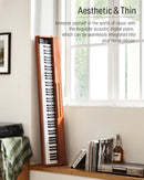 Donner DEP-1S 88 Key Velocity-Sensitive DIgital Piano With Stand Wooden Style Piano