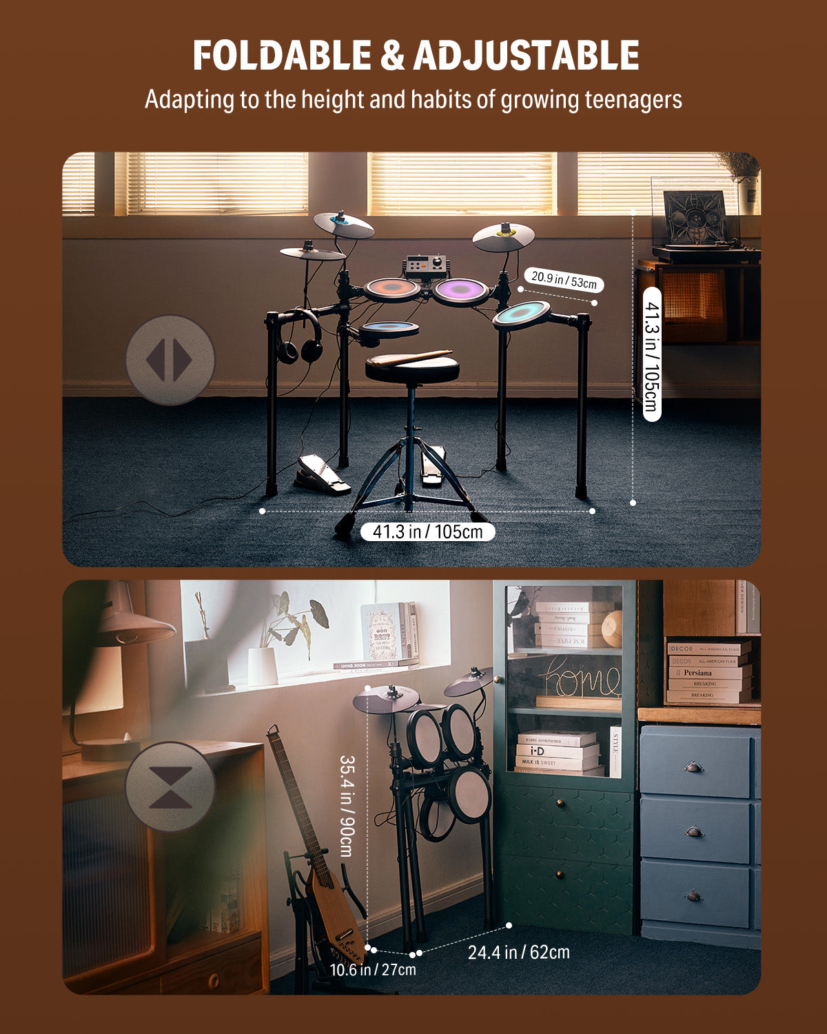 Donner DED-70L Electronic Drum Set