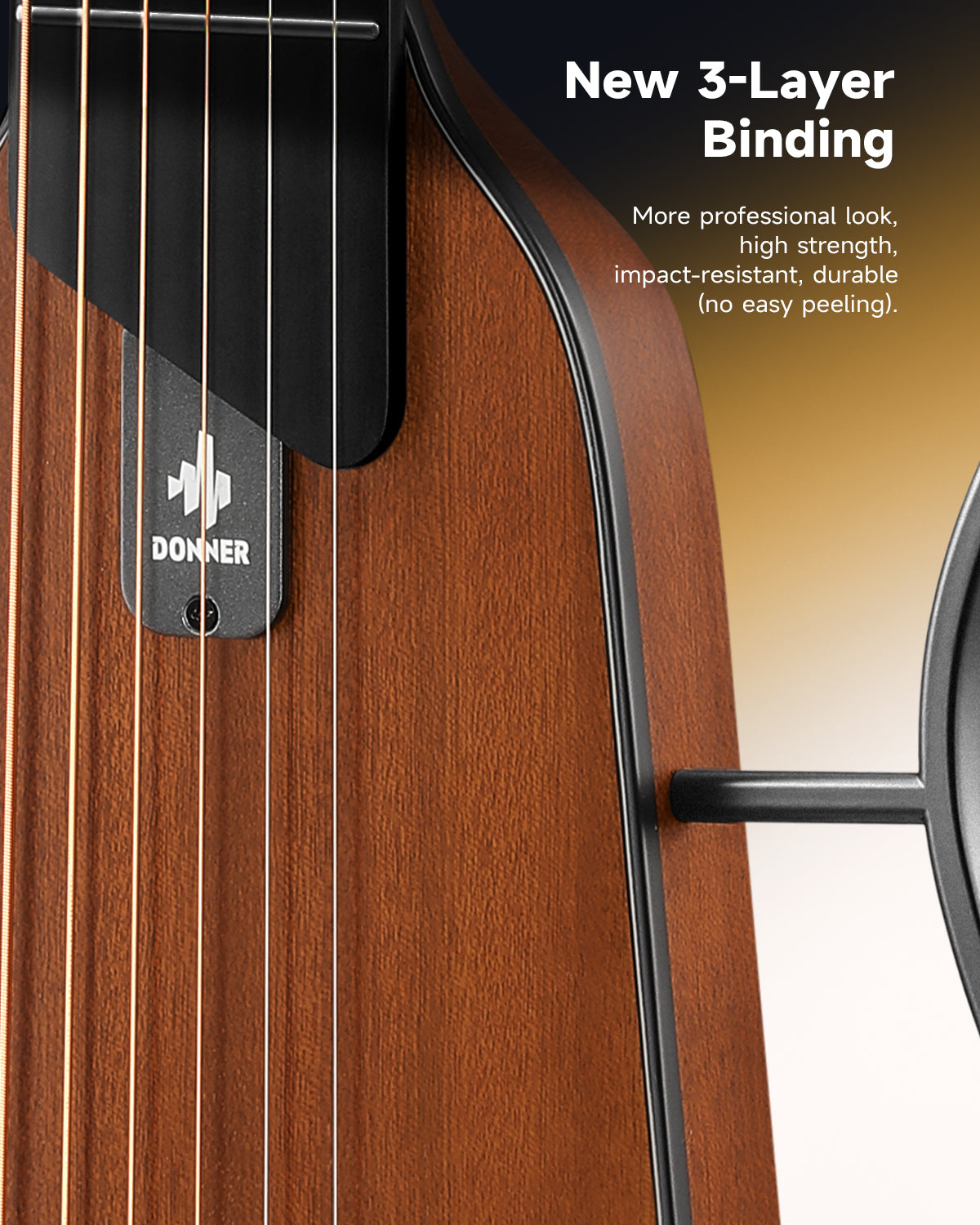 Donner HUSH™ I EVO2 Guitar-Natural##