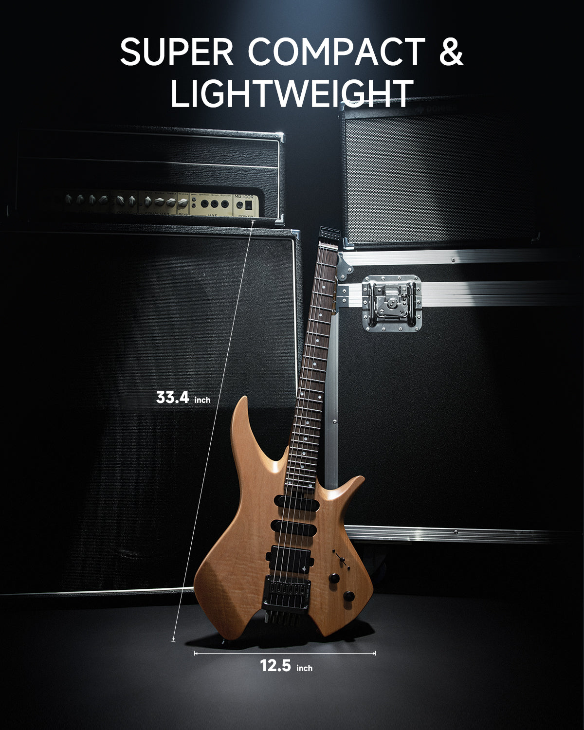 Donner NHL-500 Headless Electric Guitar