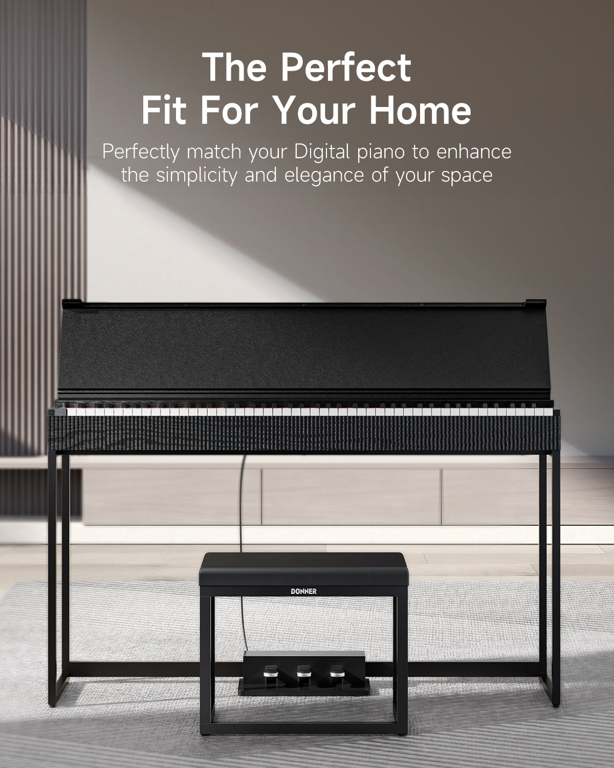 Donner DKB-200 Home Style Piano Bench