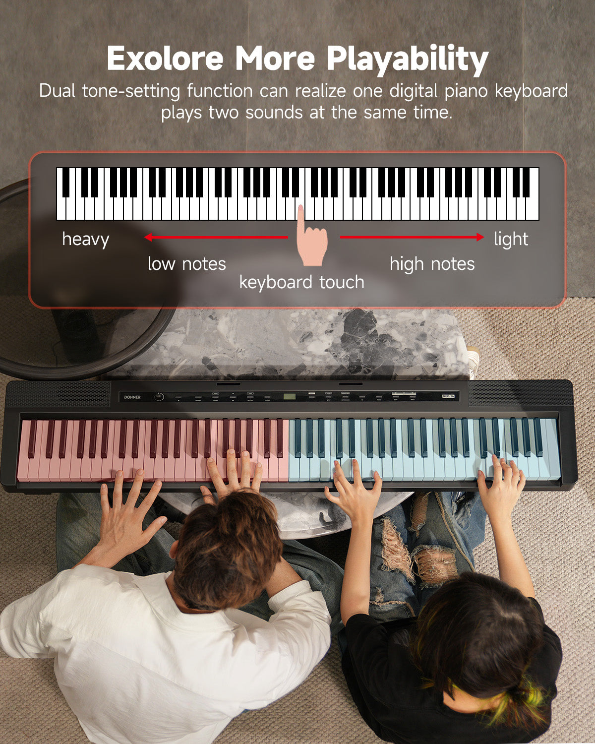 DEP-16 Portable Digital Piano-Portable##