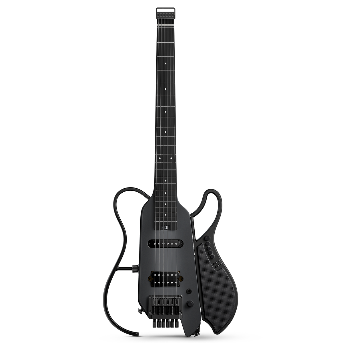 Donner Guitare électrique de voyage HUSH X LIVE avec haut-parleur