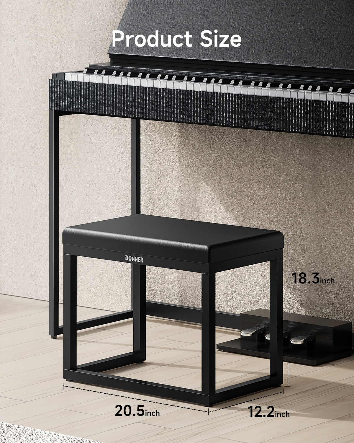 Donner DKB-200 Home Style Piano Bench