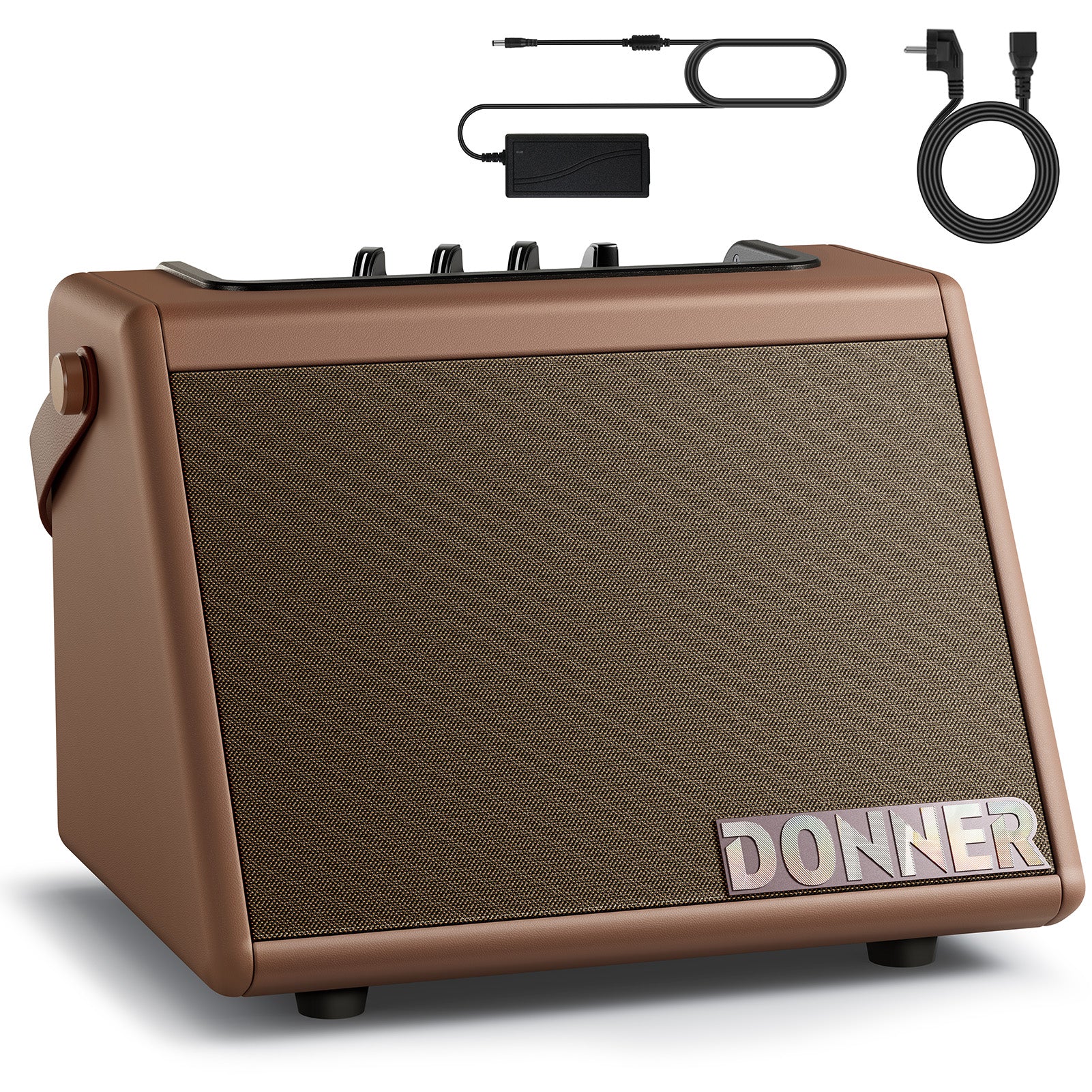 Donner DDA-20 Electric Drum Amplifier-Brown##