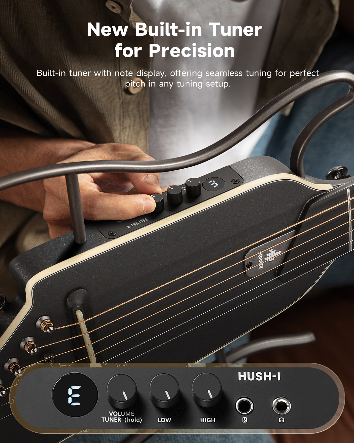 Donner HUSH™ I EVO2 Guitar-Black##