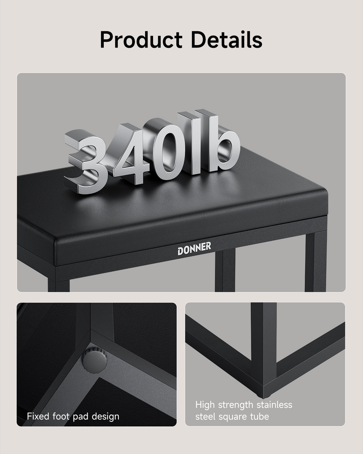 Donner DKB-200 Home Style Piano Bench