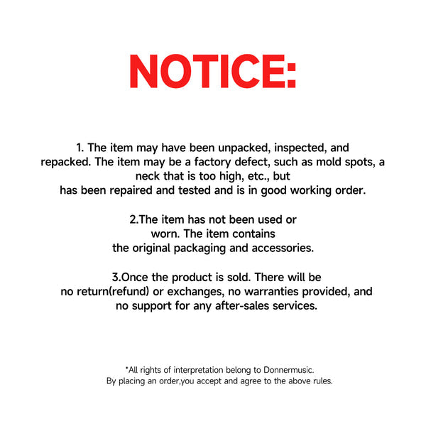 【OPEN BOX】Donner HUSH™ I Acoustic-Electric Travel Guitar