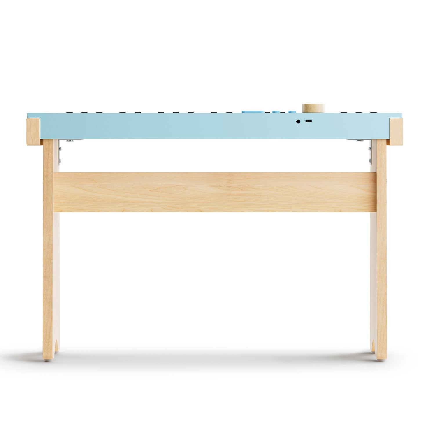 Eastar KIDO V-20 Mini 44 keys Digital Keyboard with Stand-Light Blue##