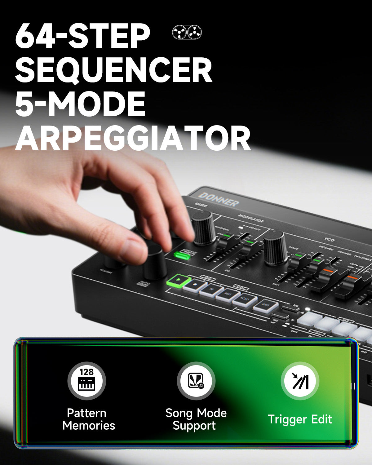 Donner Essential L1 Synthesizer + KB-32M Keyboard