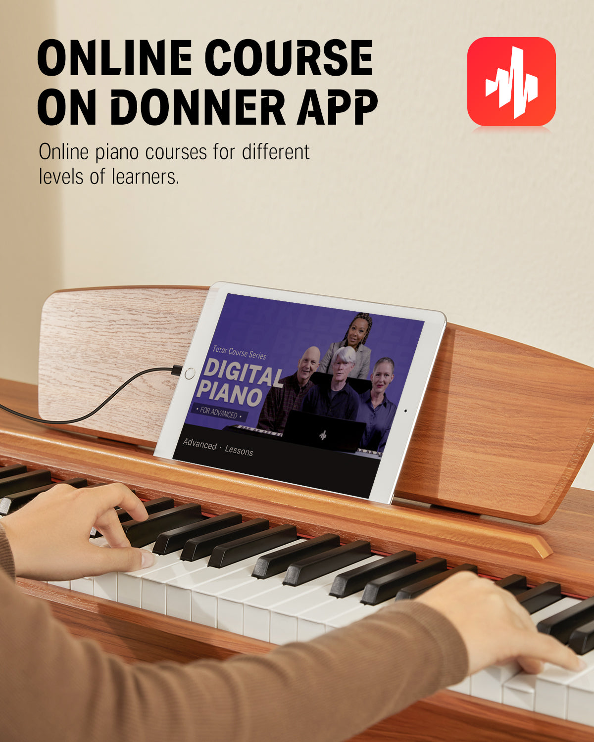 Donner DDP-80 Sound Upgraded Weighted Digital Piano