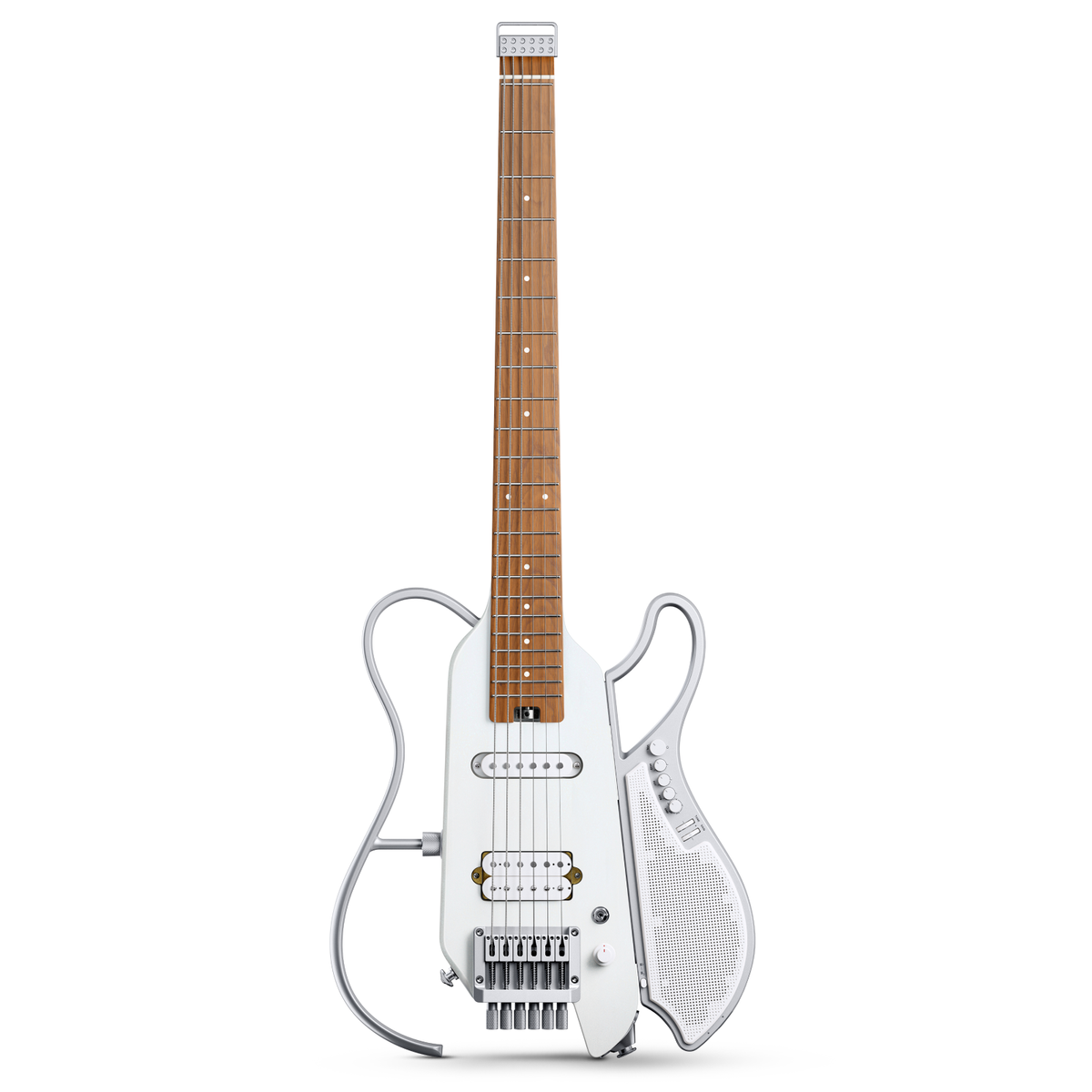 Donner Guitare électrique de voyage HUSH X LIVE avec haut-parleur
