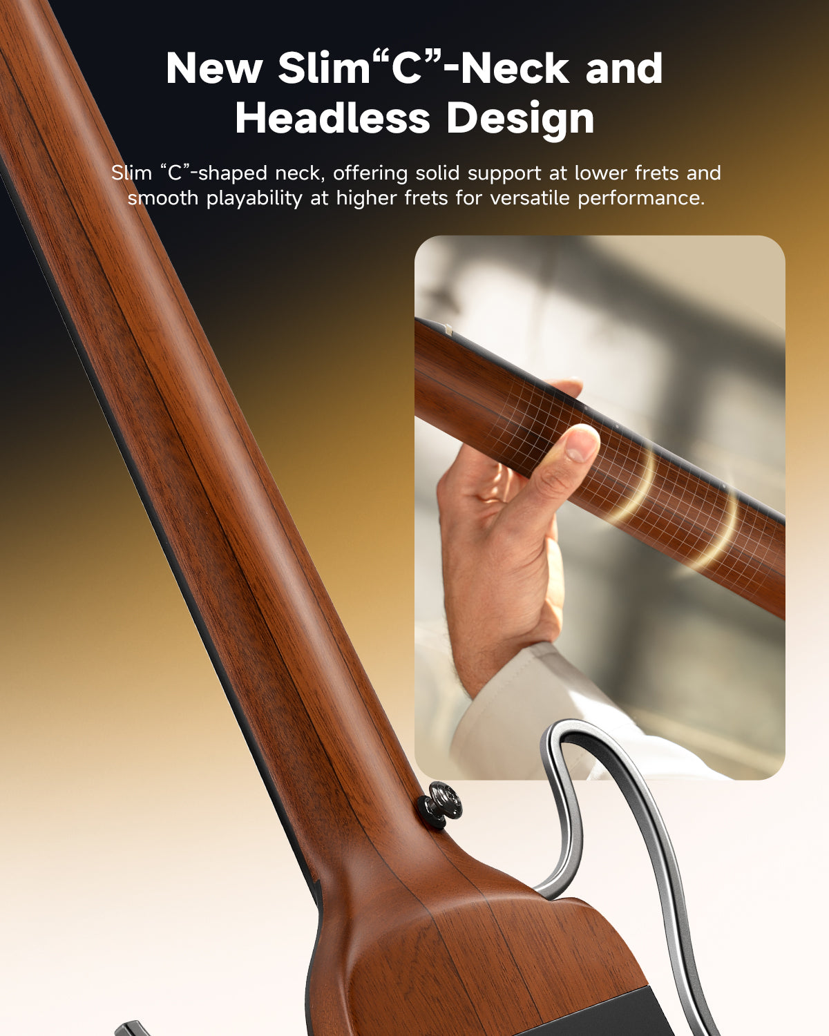 Donner HUSH™ I EVO2 Guitar-Natural##