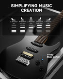Donner DMT-66 Electric Guitar with Ceramic Single-Coil