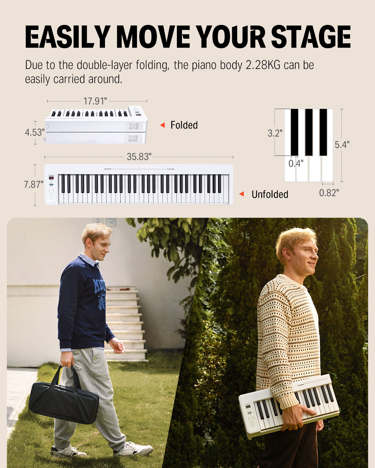 Donner DP-06 61keys Digital Keyboard
