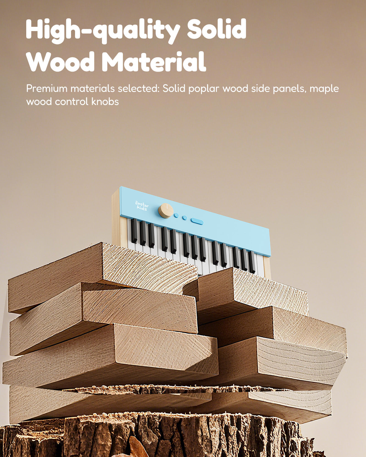 Eastar KIDO V-10 32 Keys Mini Digital Keyboard-Light Blue##