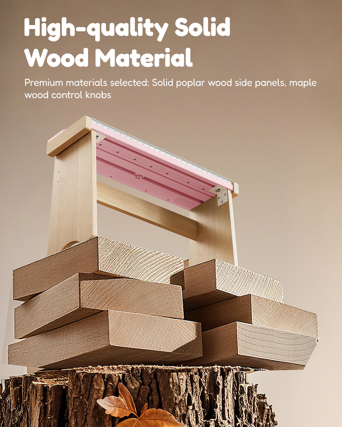 Eastar KIDO V-20 Mini 44 keys Digital Keyboard with Stand-Light Pink##