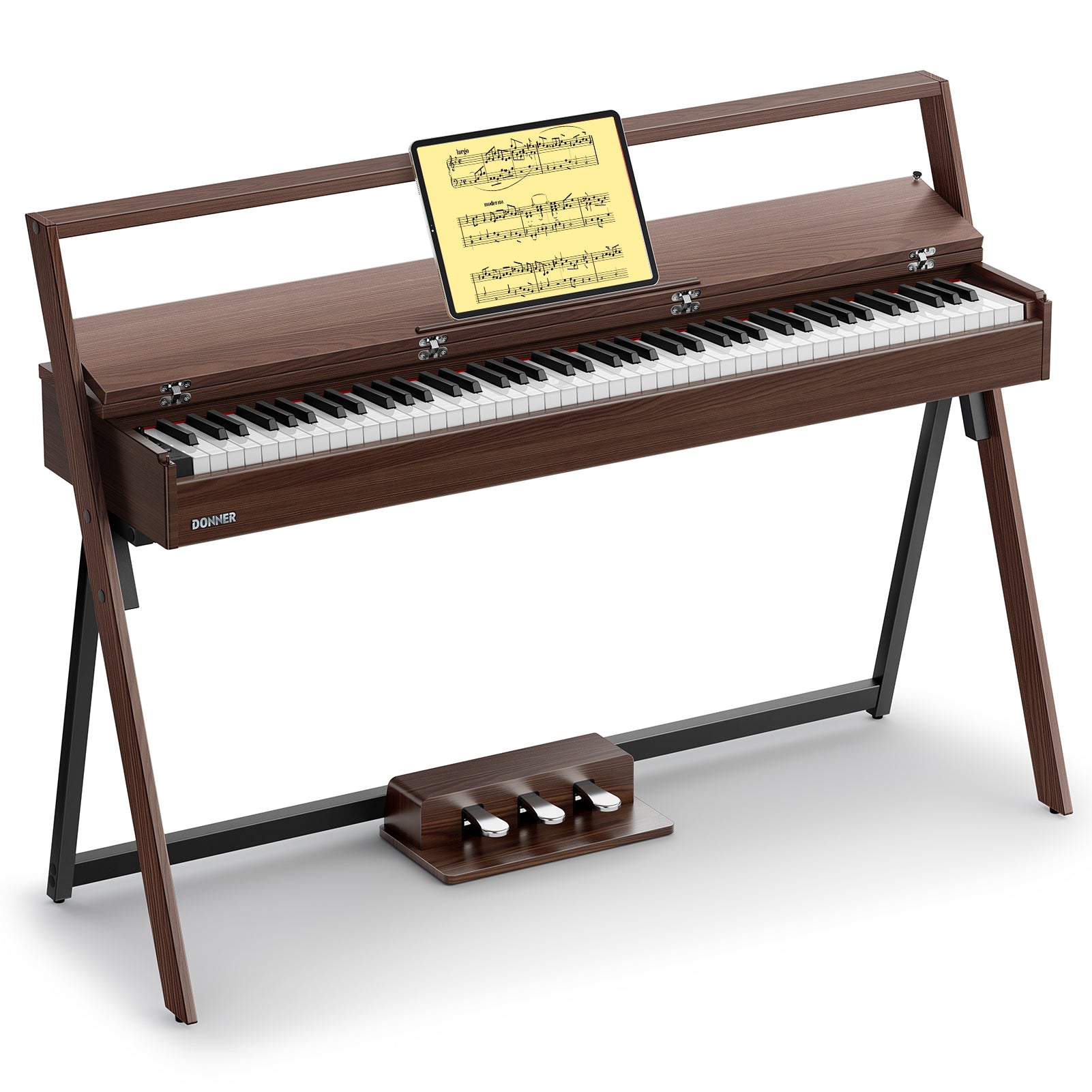 Donner OURA™ R300 Home Digital Piano-Walnut##
