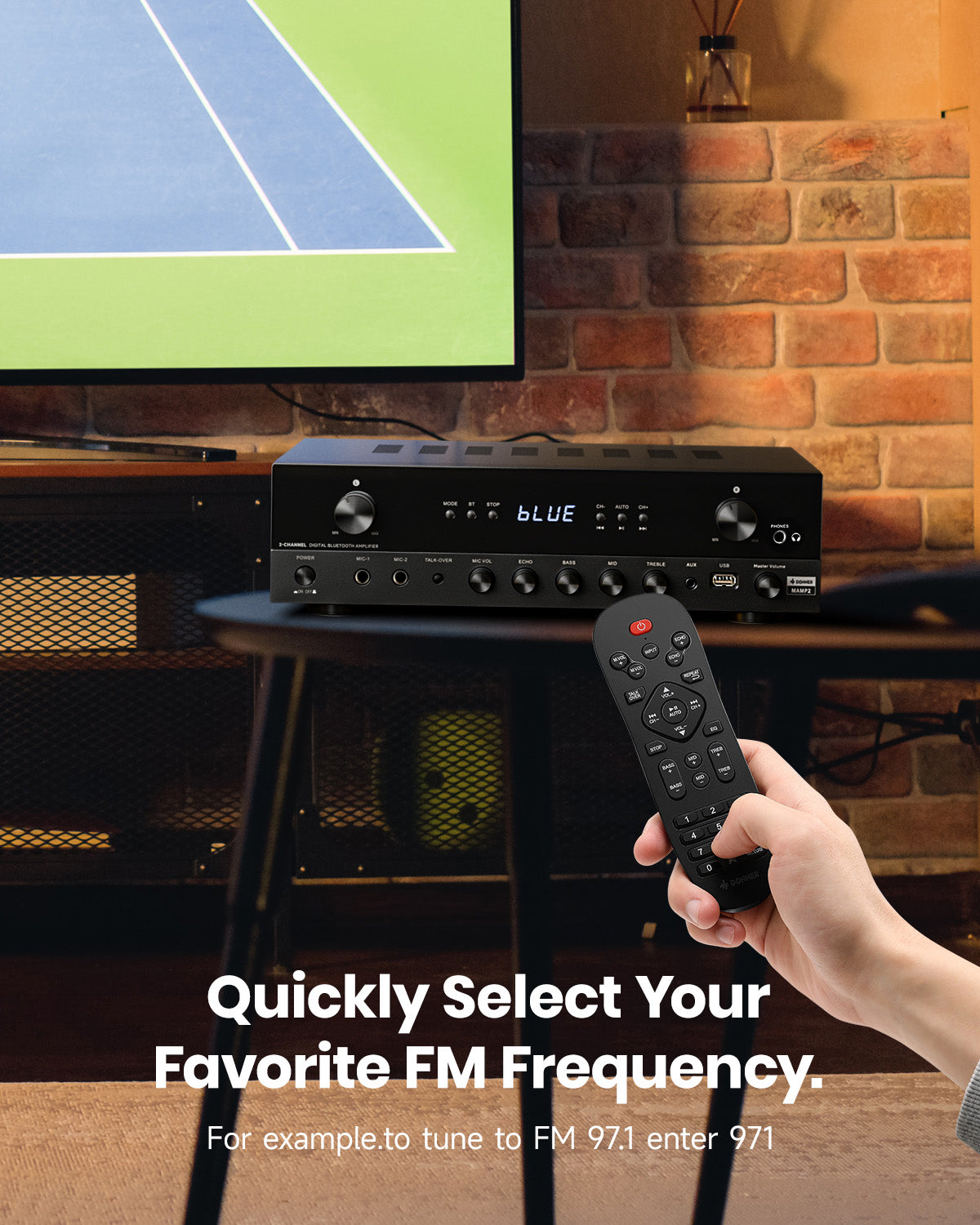 Amplificateur 2 canaux Donner MAMP2