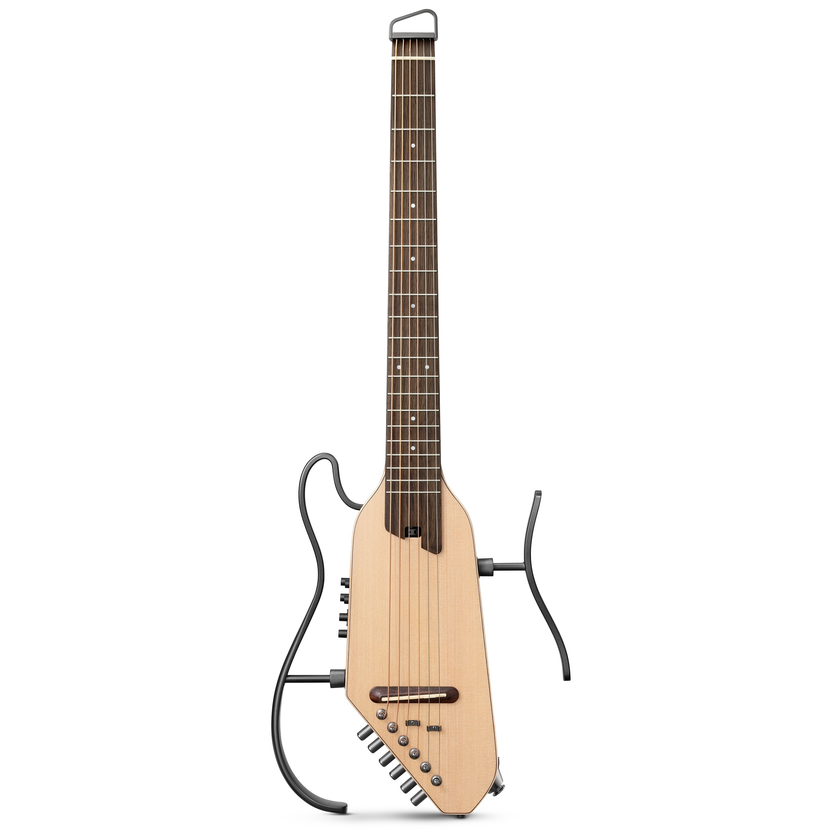 Donner HUSH™ I PRO Acoustic-Electric Travel Guitar-Natural##