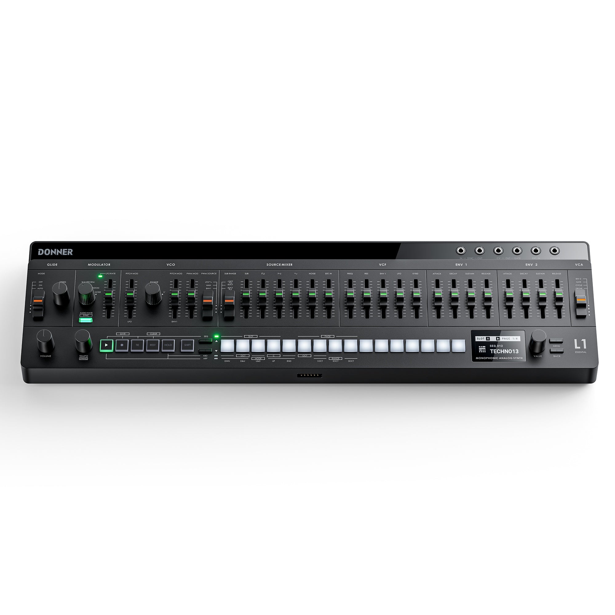 Donner Essential L1 Synthesizer + KB-32M Keyboard