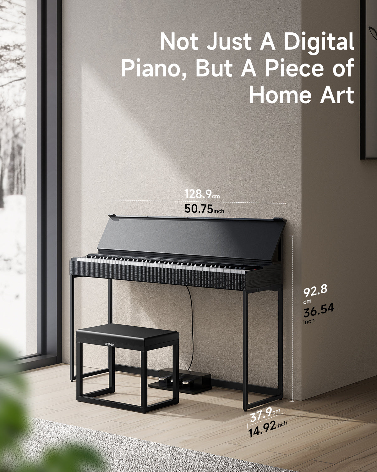 【PRE-SALE】Donner OURA™ S300 Home Digital Piano (Will Shipped From 8.31)