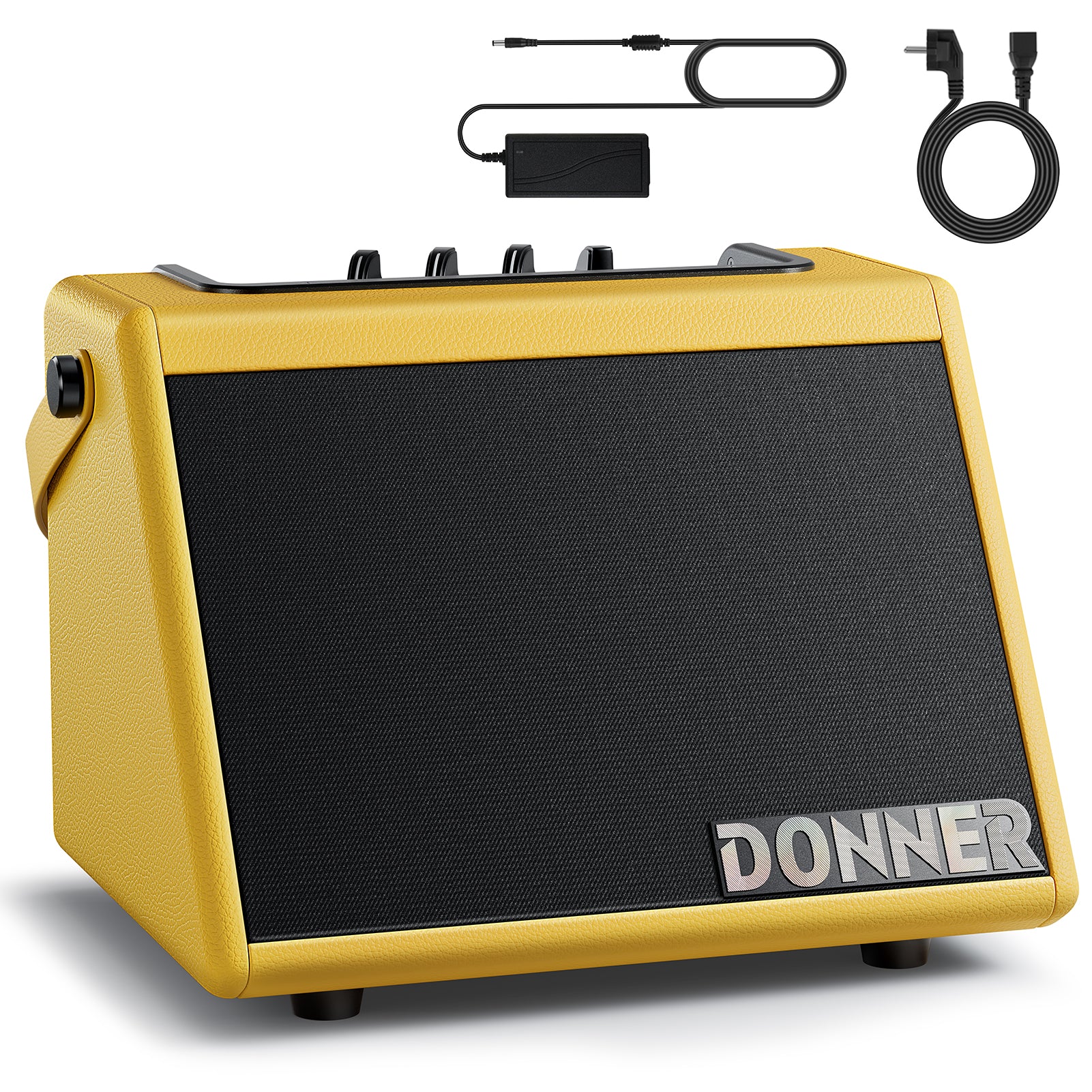 Donner DDA-20 Electric Drum Amplifier-Yellow##