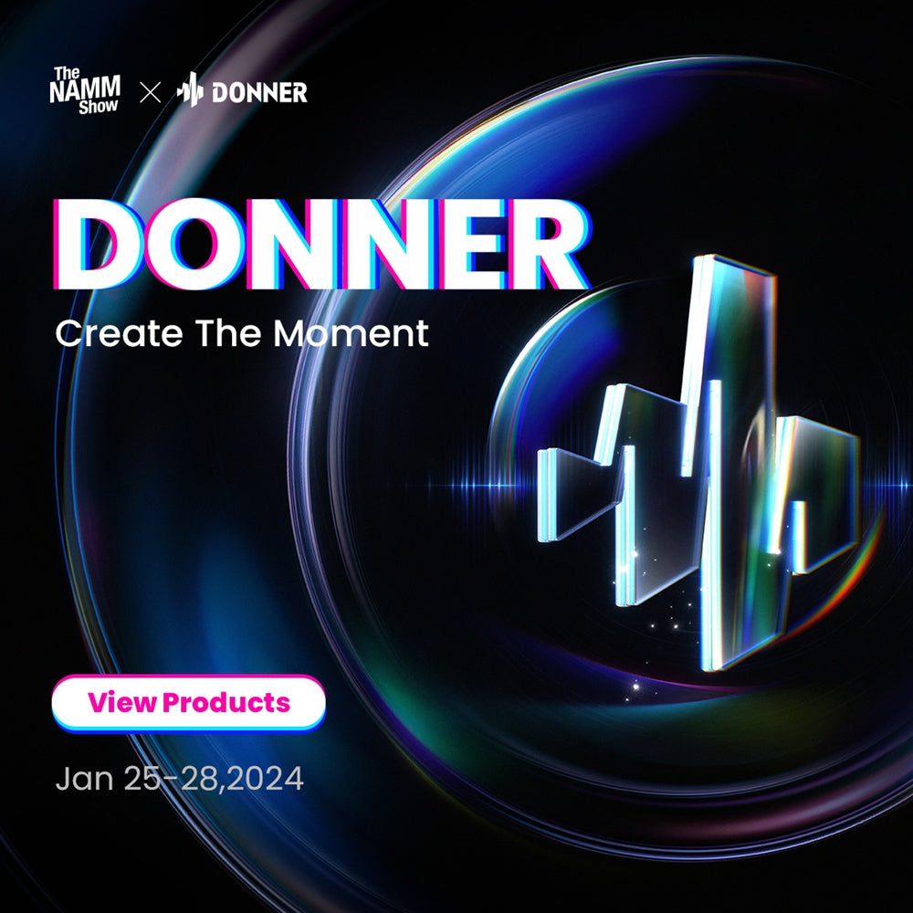 Donner to Exhibit a Variety of New Gear Showcased by Leading Performers During The 2024 NAMM Show