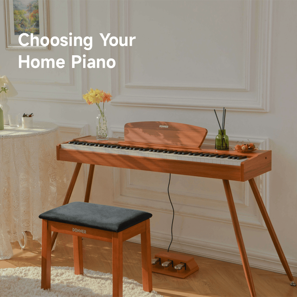Choosing the Right Wooden Digital Piano Donner: DDP-60 vs. DDP-80