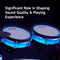 Why Acoustic-Like Drum Shells Improve Sound Quality?