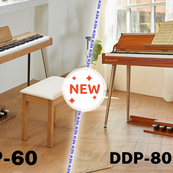 Donner DDP-80 PLUS Wooden 88 Key Weighted Digital Piano with Cover