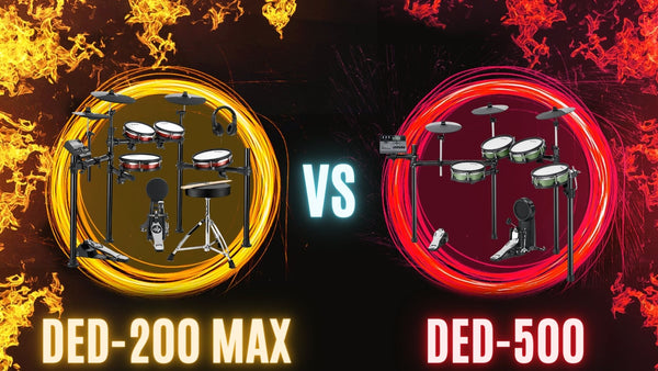 Battle of the Beats: DED-200 MAX vs. DED-500 Electronic Drum Sets