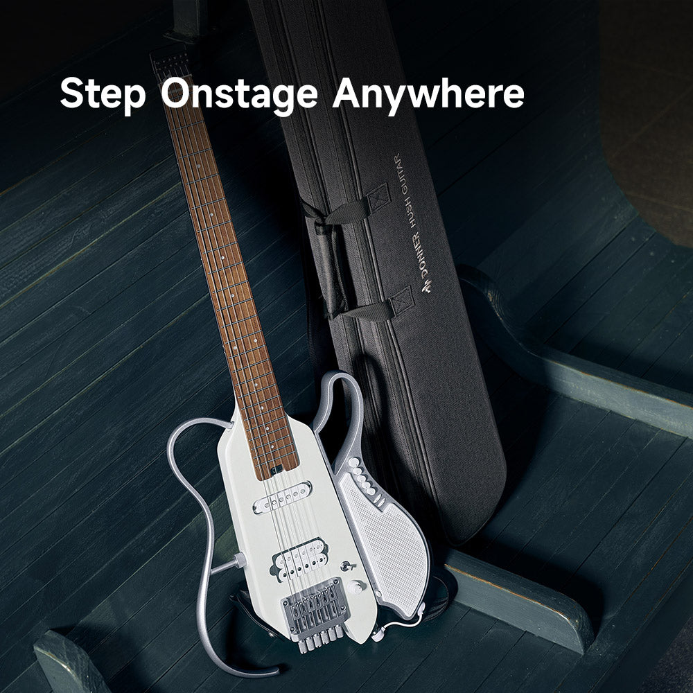 Shred Anywhere: Introducing the Donner HUSH X LIVE Travel Guitar