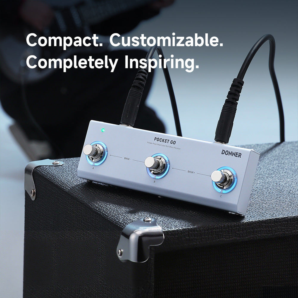 POCKET GO: Ideal Multi Effects Guitar Pedal for Musicians on the Move