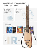 Donner HUSH-I PRO Acoustic-Electric Travel Guitar Kit with Inserted Sound Effects