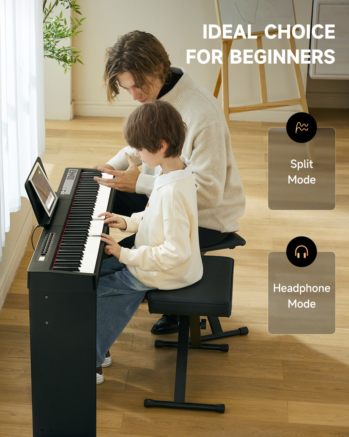 Donner DEP-08 Velocity-Sensitive Digital Piano