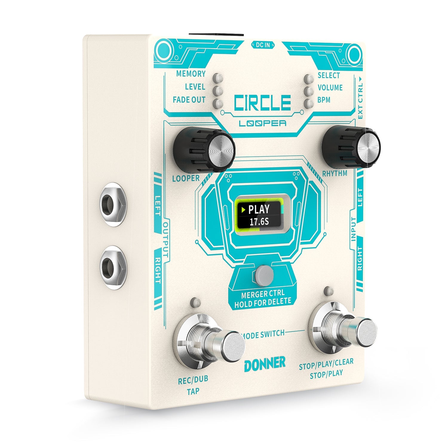 ギター Donner  Delay Looper Donner Looper - Tonebox.com