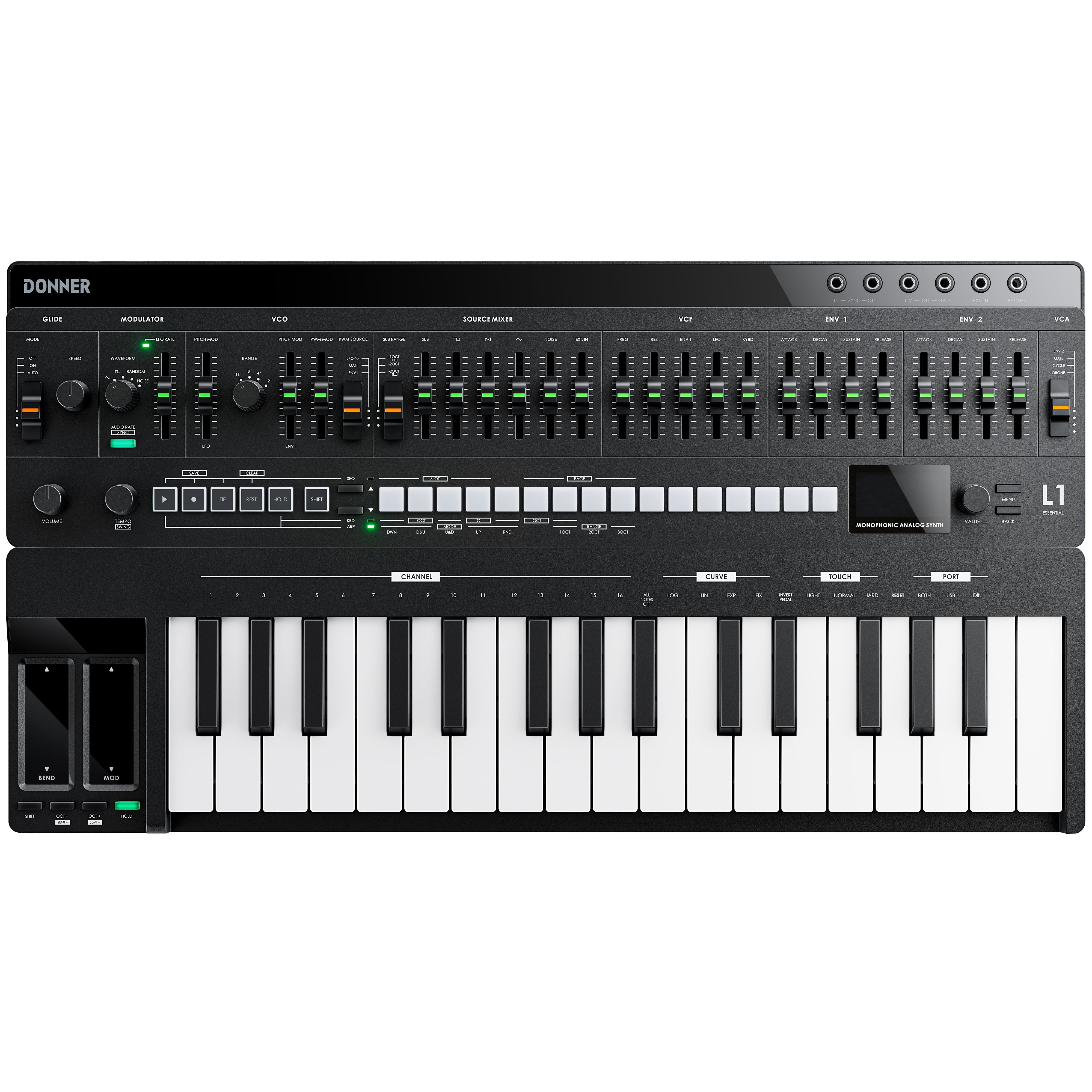 Donner Essential L1 Synthesizer + KB-32M Keyboard-L1+KB-32M##