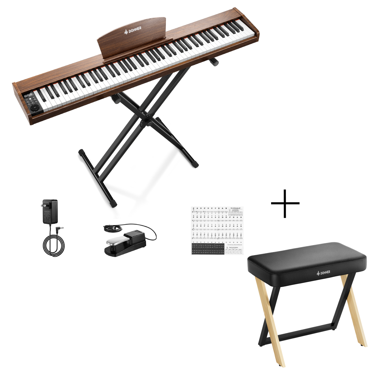 Donner DEP-1S Velocity-Sensitive Digital Piano