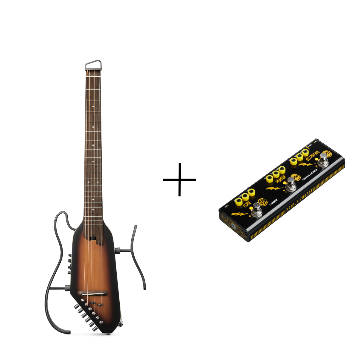 Donner HUSH™ I PRO Acoustic-Electric Travel Guitar