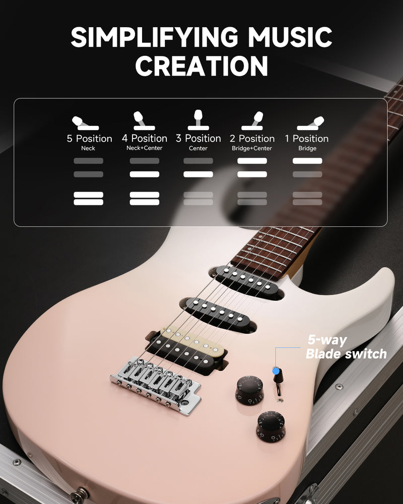 Donner DMT-66 Electric Guitar with Ceramic Single-Coil