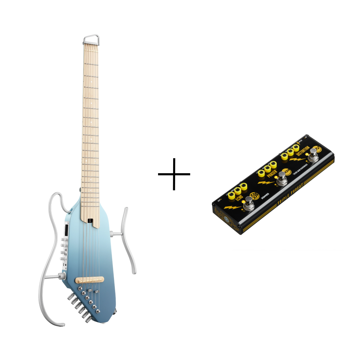 Donner HUSH™ I PRO Acoustic-Electric Travel Guitar