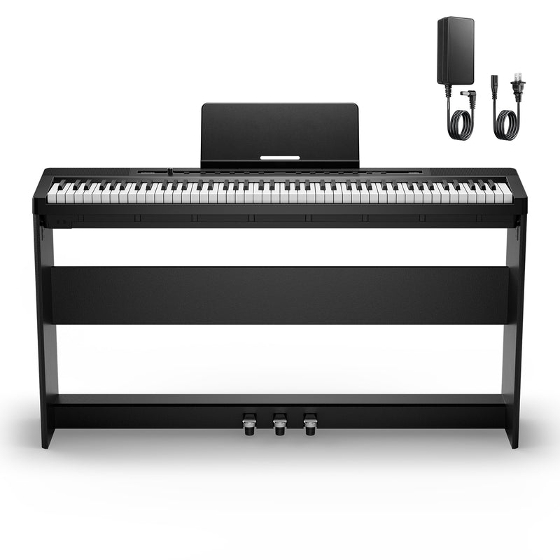 Donner DEP-16 Portable 88 Key Weighted Digital Piano (Piano Stand in Option)