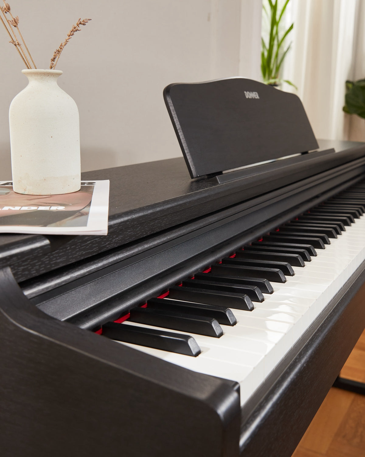 DDP-100 88 Key Weighted Digital Piano for Beginners Black/White Donner