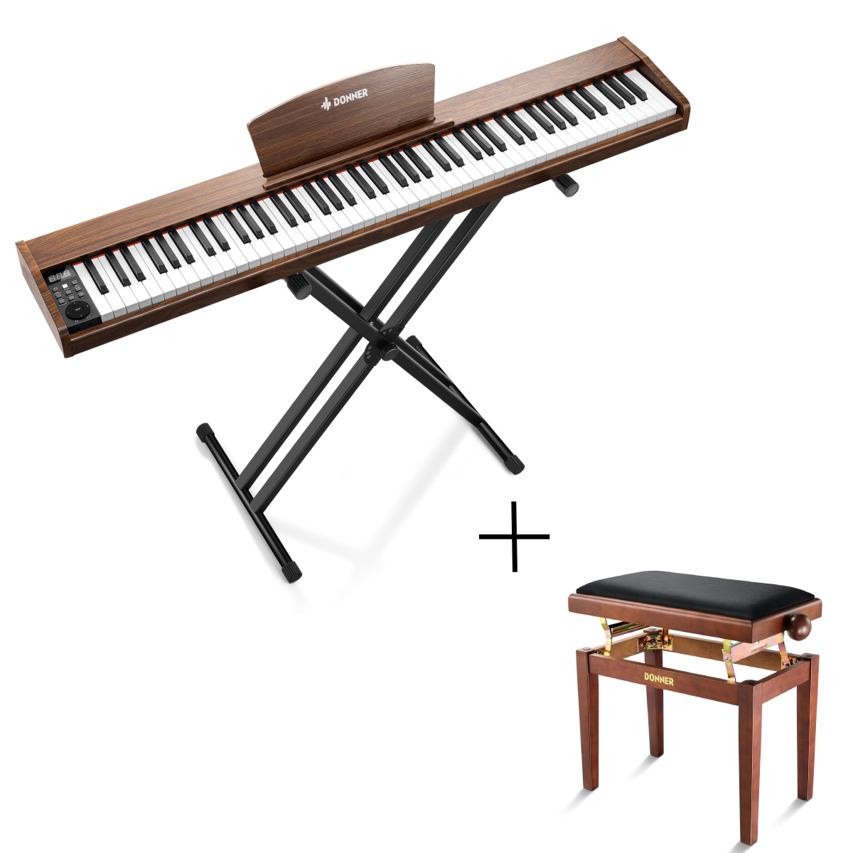 Piano numérique Donner DEP-1S avec touches sensibles à la vélocité