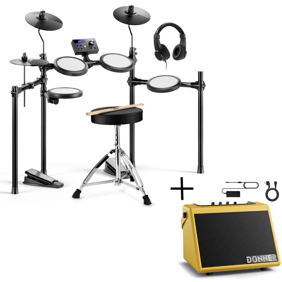 Donner DED-70 Electronic Drum Kit for Beginner