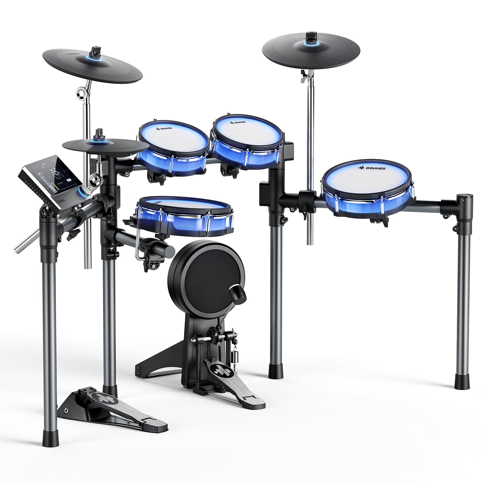 Donner BackBeat Electronic Drum Set 8-Pcs with 1100+ Sounds